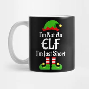 I'm Not An Elf Family Christmas Pjs Matching Men Women Kids Mug